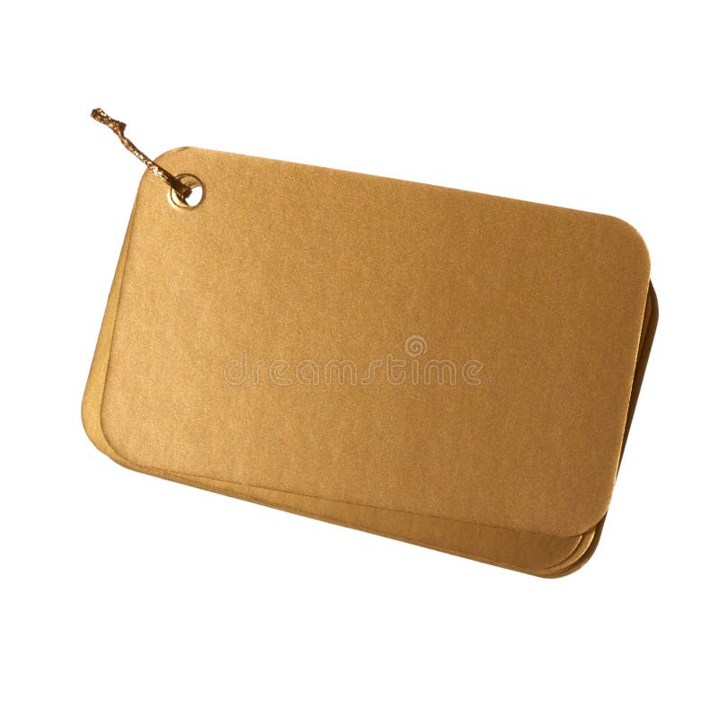 Blank gift tag royalty free stock photos