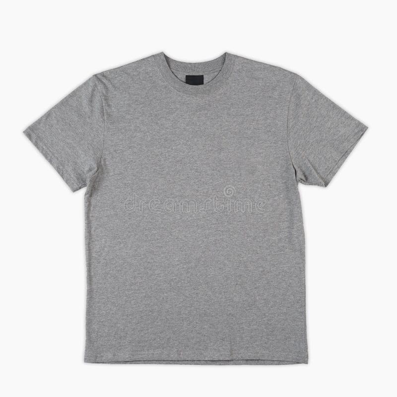 grey t shirt blank