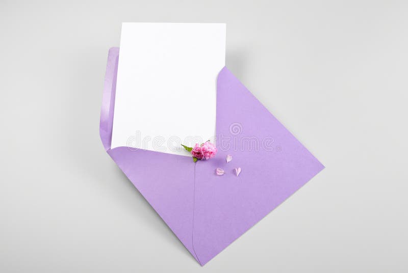 Blank Notecard With Flowers Stock Photo Image of flowers, card 2324354