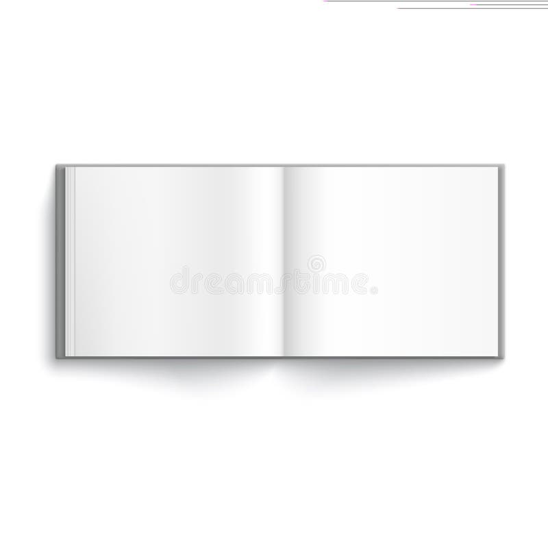Blank hardcover album stock vector. Illustration of place 58033224