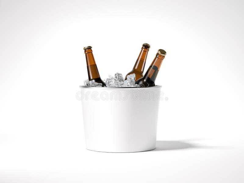 Download Blank Ice Bucket With Beer Bottles 3d Rendering Stock Illustration Illustration Of Frost Cube 98107298 PSD Mockup Templates