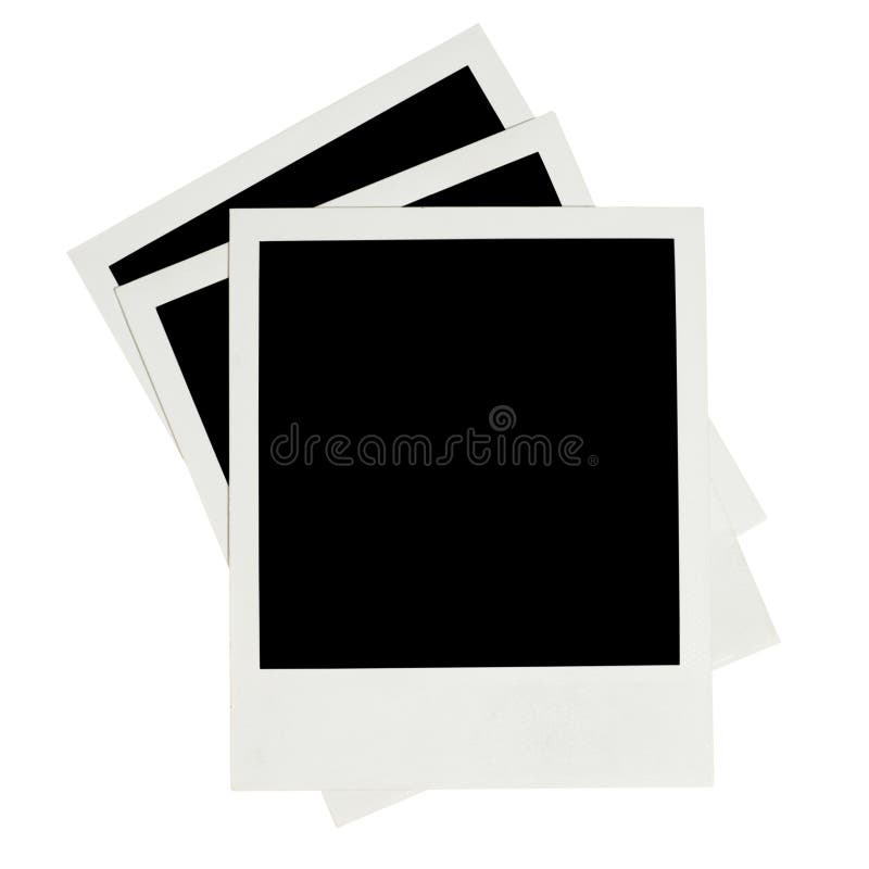 Blank instant photos