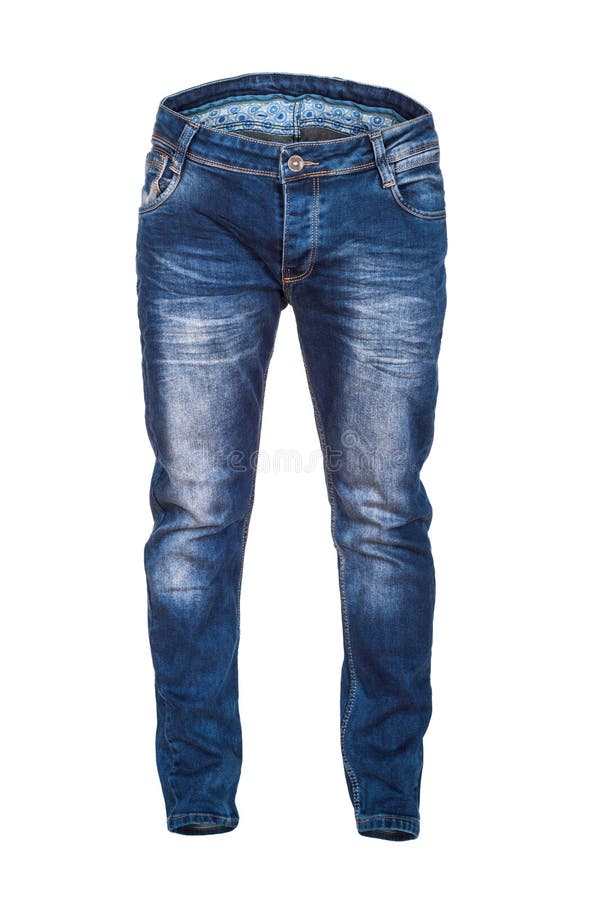 Blank Jeans Pants Leftside And Rightside Stock Photo - Image of empty ...