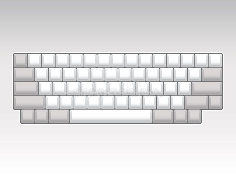 Blank keyboard layout