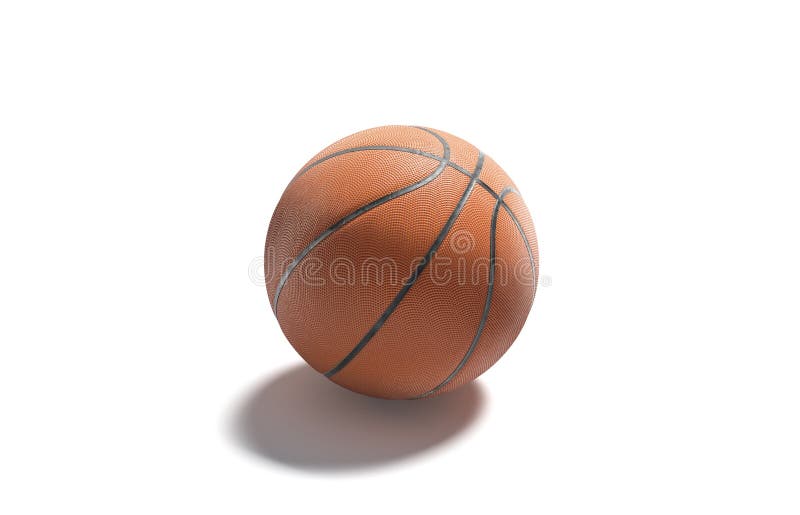 Download Blank Leather Basketball Ball Mock Up, Side View Stock ...