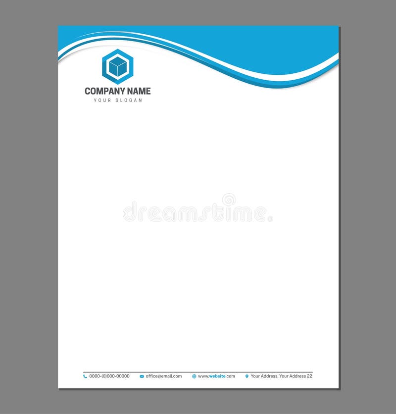 Blank Letterhead Template from thumbs.dreamstime.com