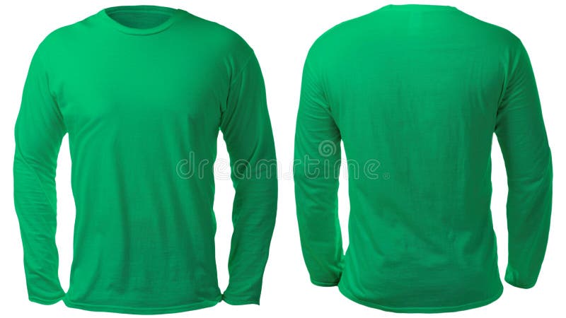 Blank long sleeved shirt mock up template, front and back view, isolated on white, plain gren t-shirt mockup. Tee sweater sweatshirt design presentation for print space textile clothing wear model fashion color casual male body apparel advertisement cotton clothes outfit rear top style unisex copyspace uniform dress adult man tee-shirt collection display green. Blank long sleeved shirt mock up template, front and back view, isolated on white, plain gren t-shirt mockup. Tee sweater sweatshirt design presentation for print space textile clothing wear model fashion color casual male body apparel advertisement cotton clothes outfit rear top style unisex copyspace uniform dress adult man tee-shirt collection display green