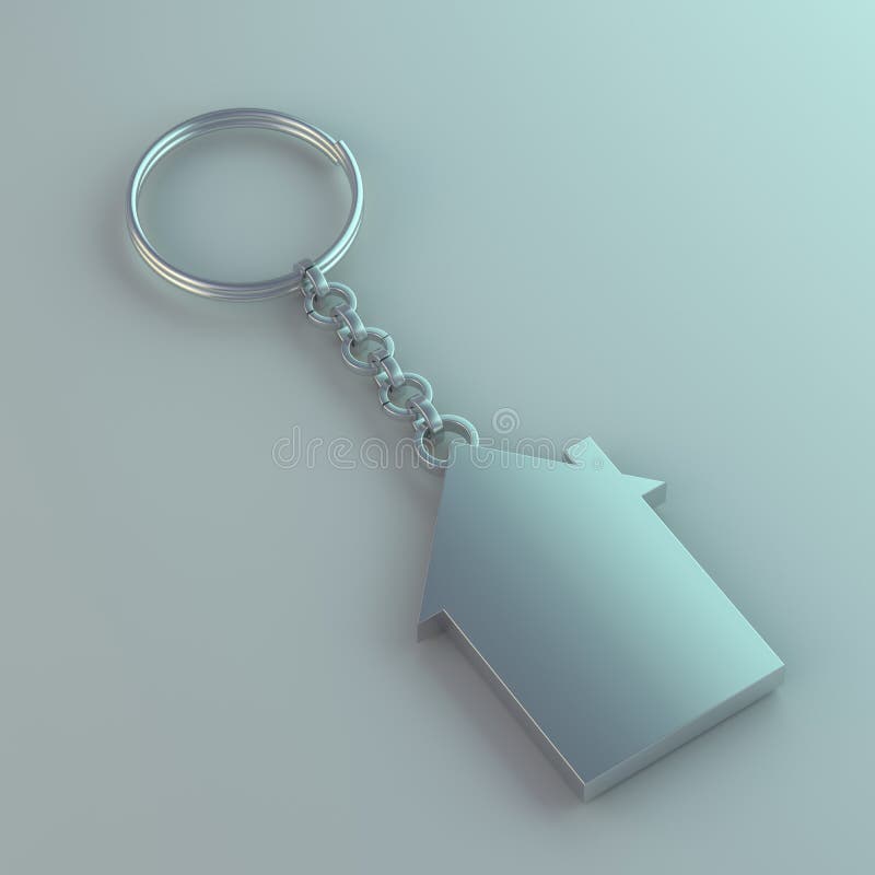 Download Blank Metal Trinket. Mockup. 3D Stock Illustration ...