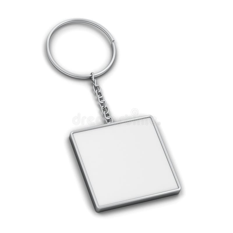 Download Blank Metallic Keychain Mockup Stock Illustration Illustration Of Keychain Holder 149387500