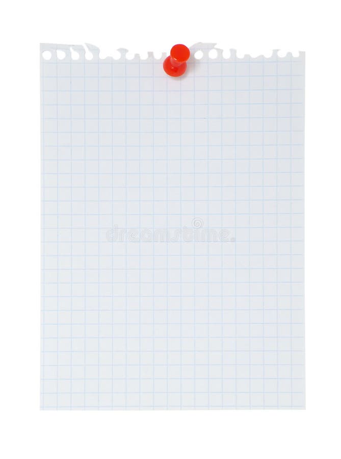 Blank note paper