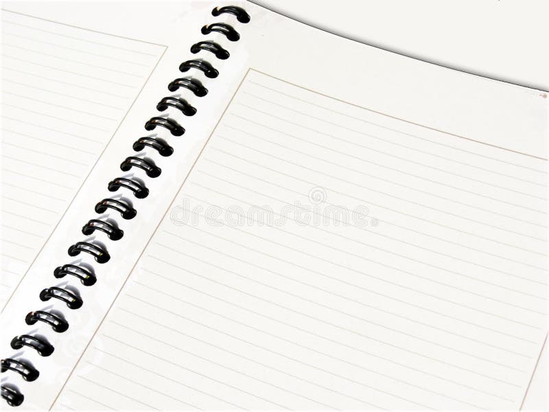 Blank notebook royalty free stock image