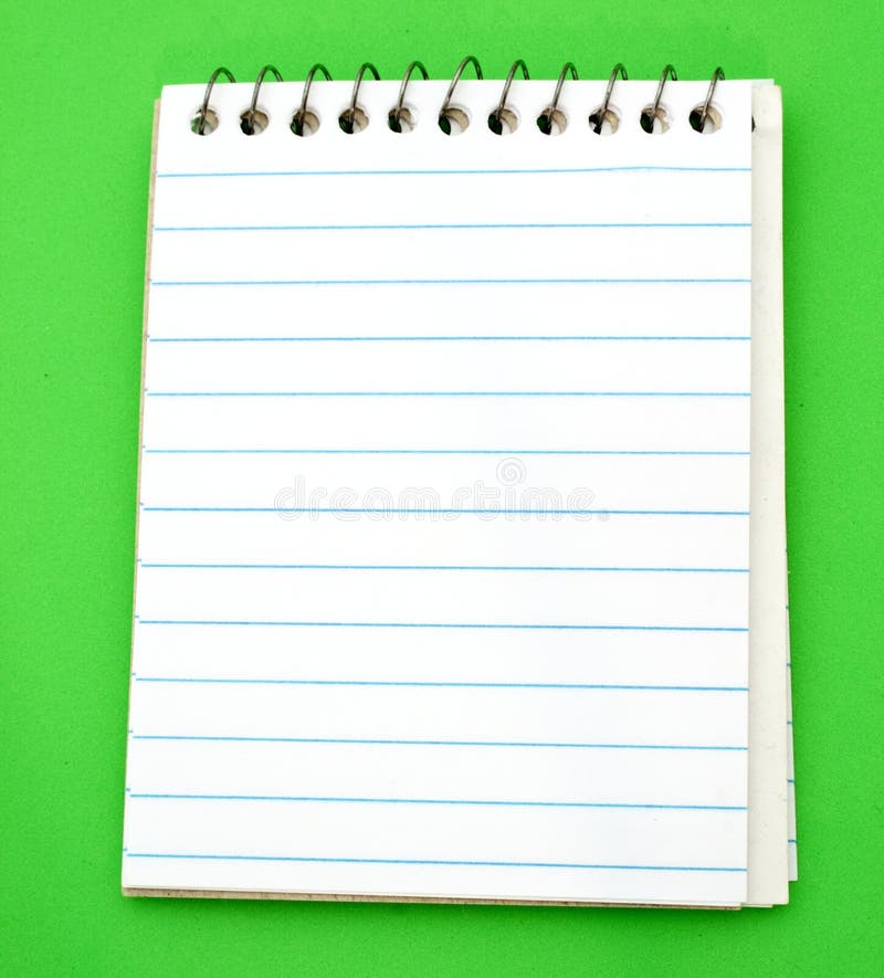 Blank notepad