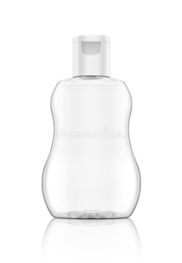 Blank packaging baby oil clear bottle isolated on white royalty free stock photo Blank packaging baby oil clear bottle isolated on white royalty free stock photo