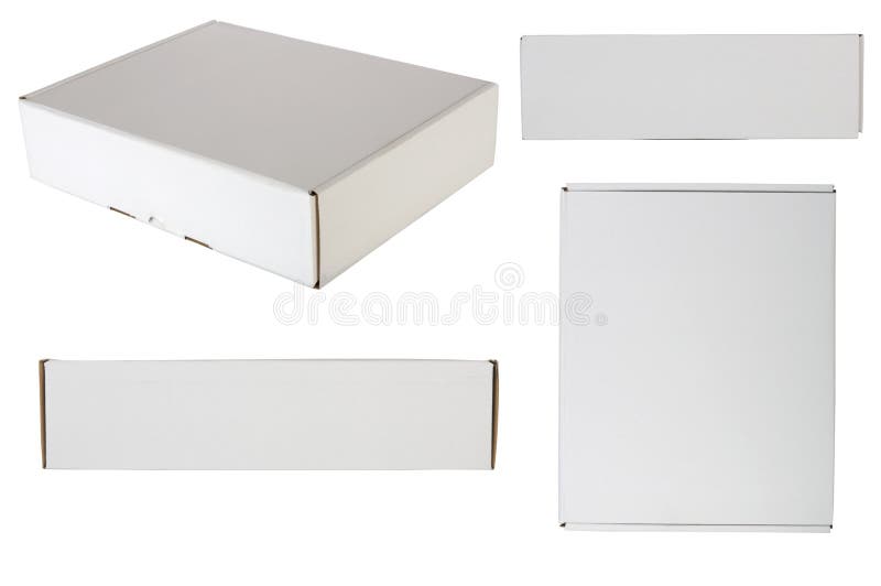 Blank Packaging Box stock photo. Image of isolated, cardboard 20130198