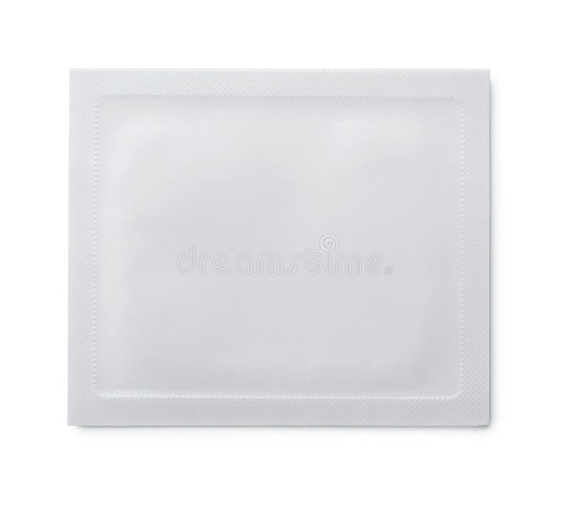 Blank packaging sachet bag stock photo. Image of label 181085046