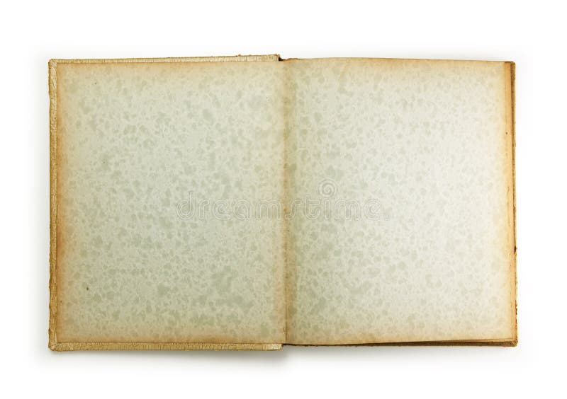 Blank page of an 1950s photo album. stock photography
