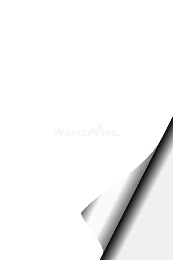 Blank Page for Design Layout. Stock Illustration Illustration of