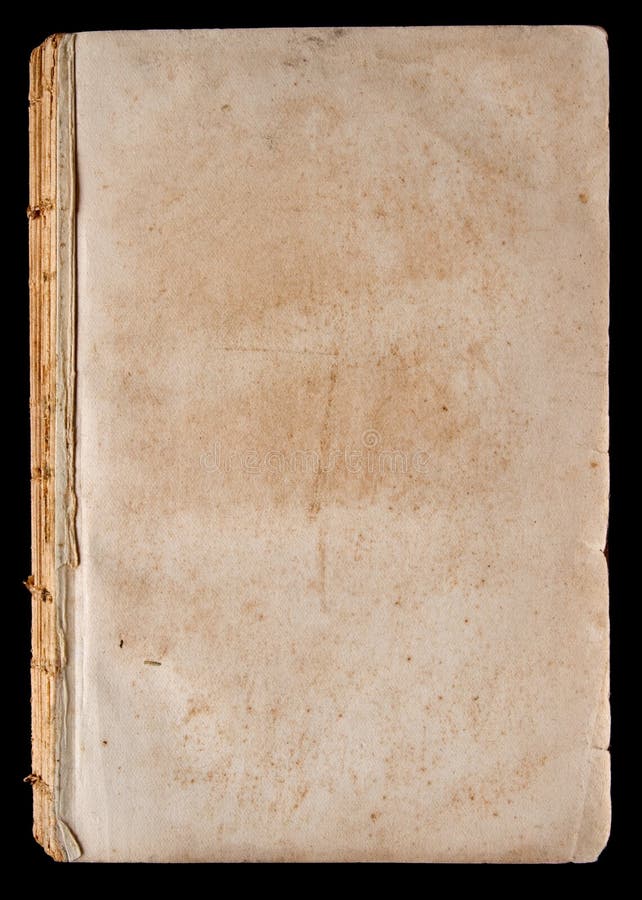 Blank page of very old book