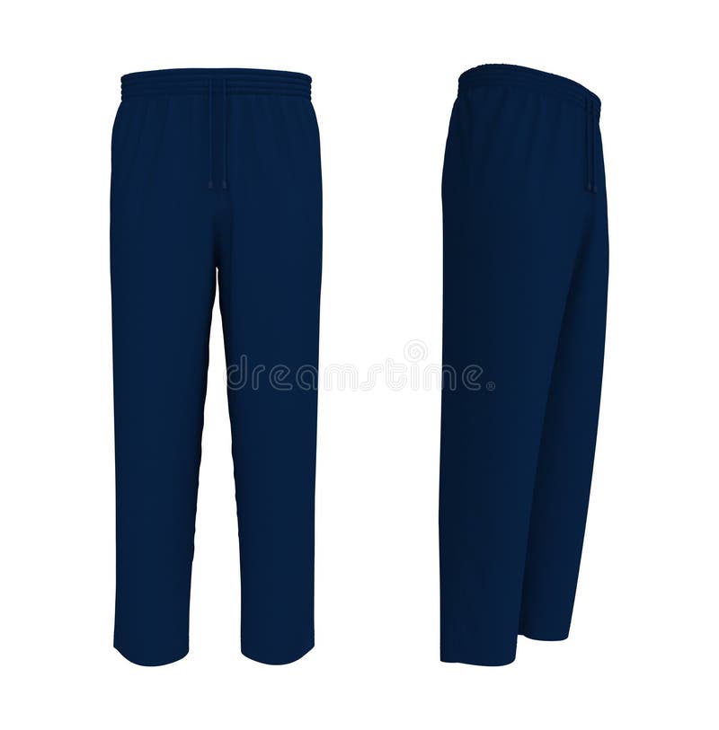 Navy Blue Sweatpants Mockup Stock Illustrations – 7 Navy Blue ...