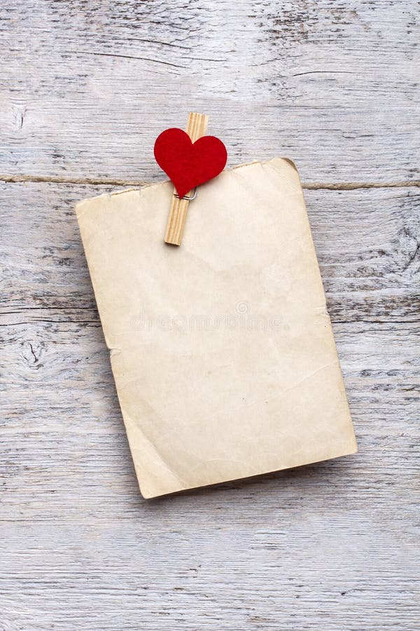 Blank paper cards stock photo. Image of vintage, clothespin 37020376