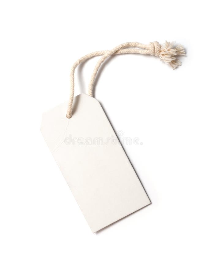 Blank Paper Price Tag or Label Stock Photo Image of paper, sell 69615310