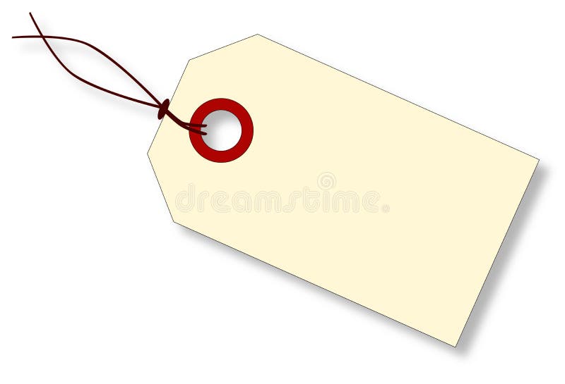 Paper Price Tags Luggage Label String Stock Illustration 2115468137