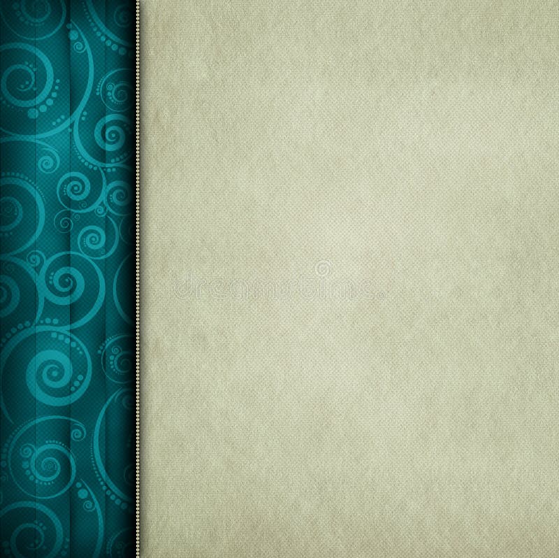 Blank paper sheet and patterned background royalty free illustration Blank paper sheet and patterned background royalty free illustration