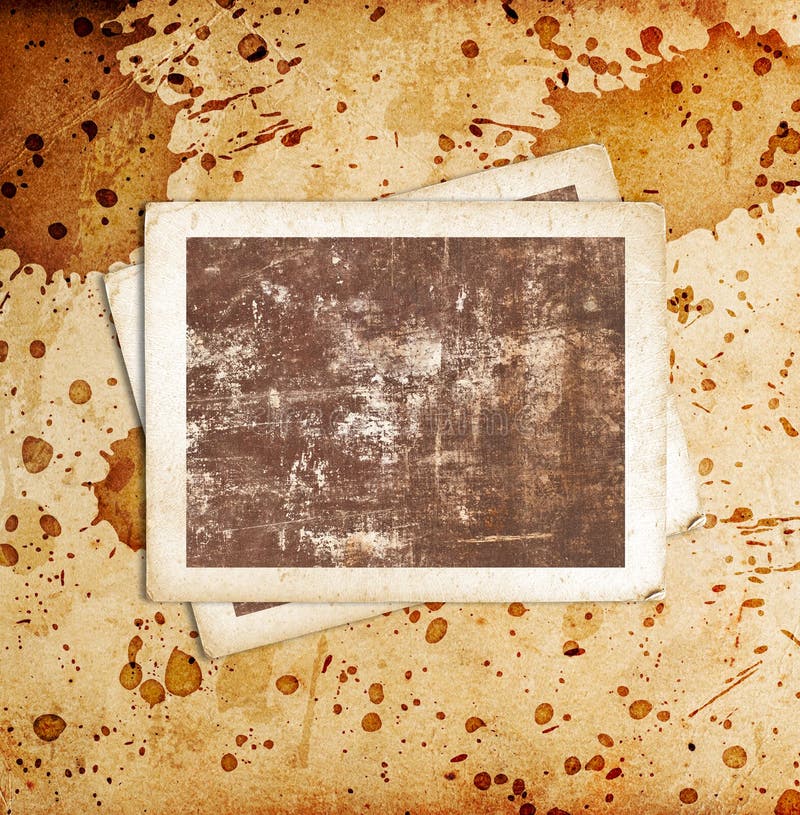 Blank photo frames stock photo. Image of card, paper 27039036