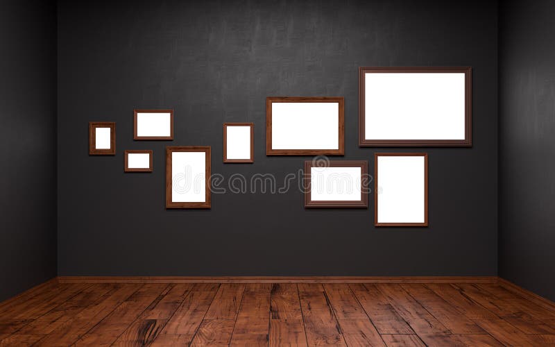 Blank Pictures of Different Sizes Stock Illustration - Illustration of ...