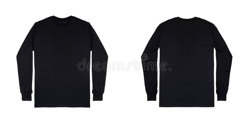 plain black t shirt front and back