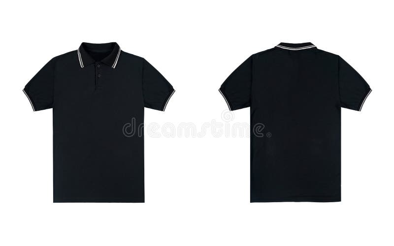 polo shirt black and white