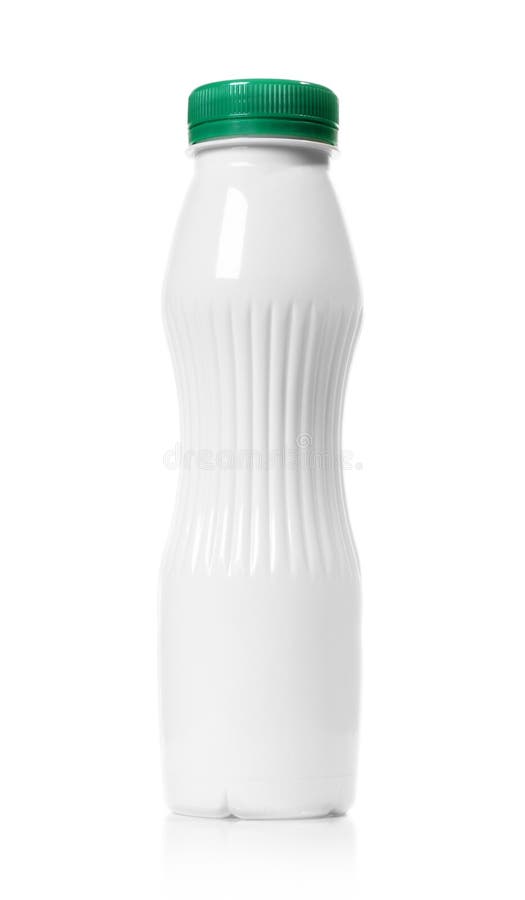 Blank plastic bottle isolated on white