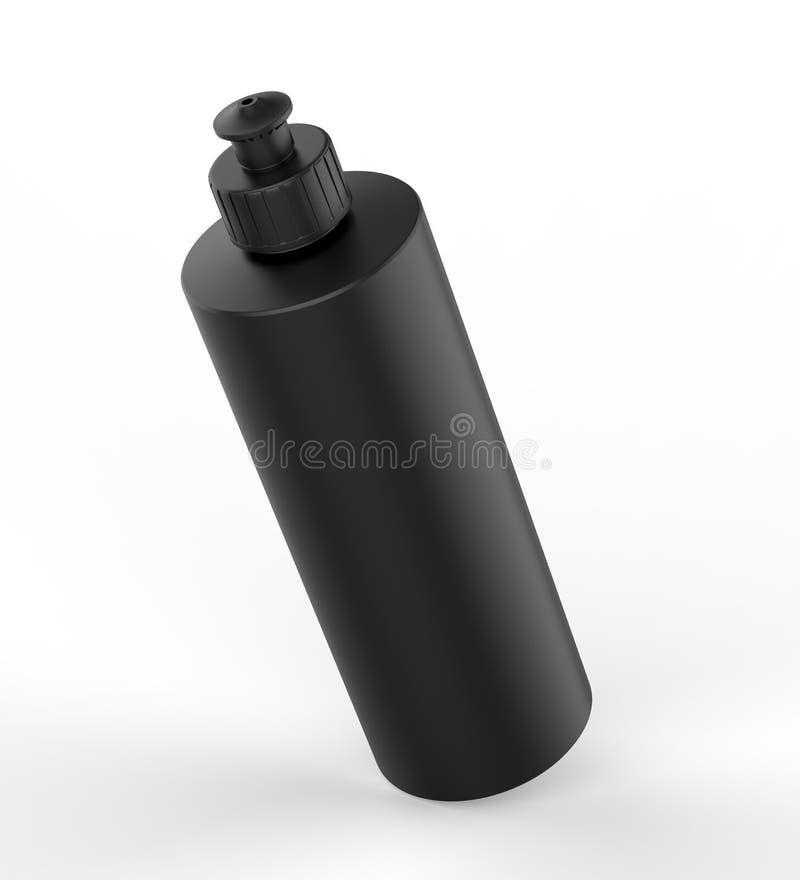 Download Blank Plastic Bottle With Push Pull Bottle Cap For Mock Up And Branding 3d Render Illustration Stock Illustration Illustration Of Label Dish 193512740