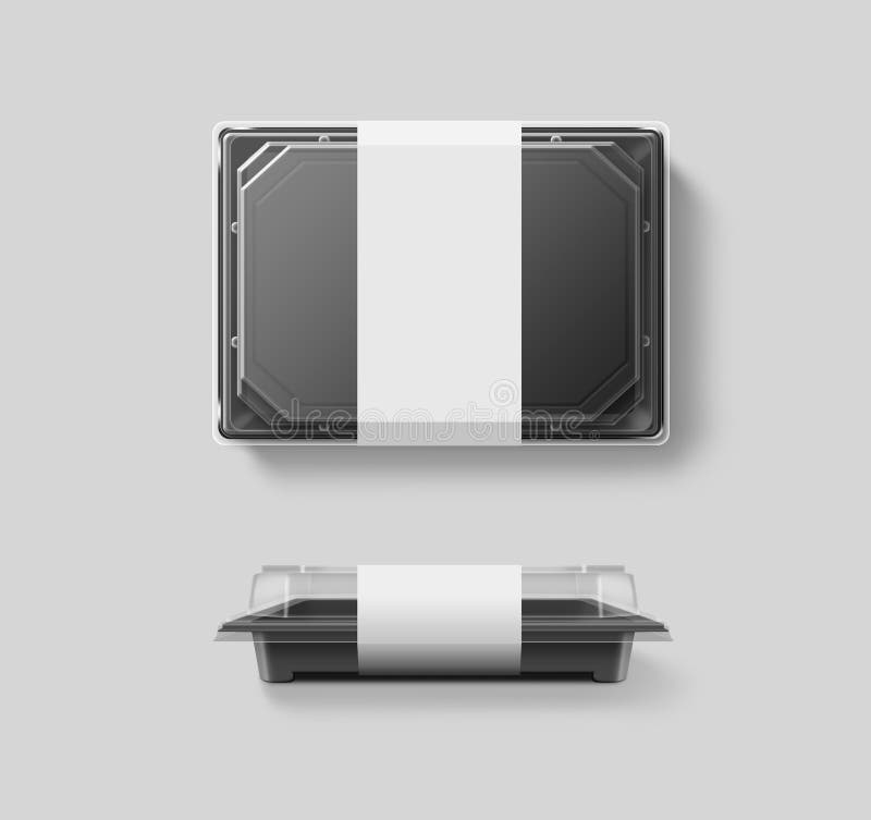 Download Blank Plastic Disposable Food Container Mockup ...