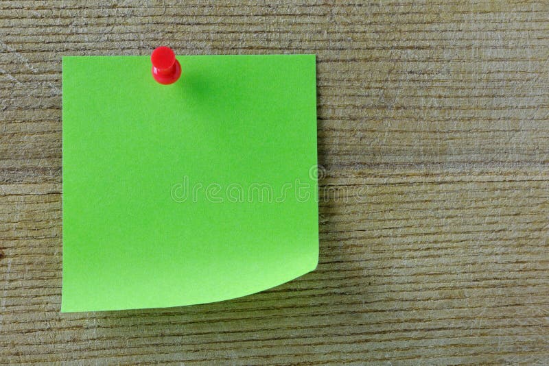 Blank Post it Note royalty free stock photo