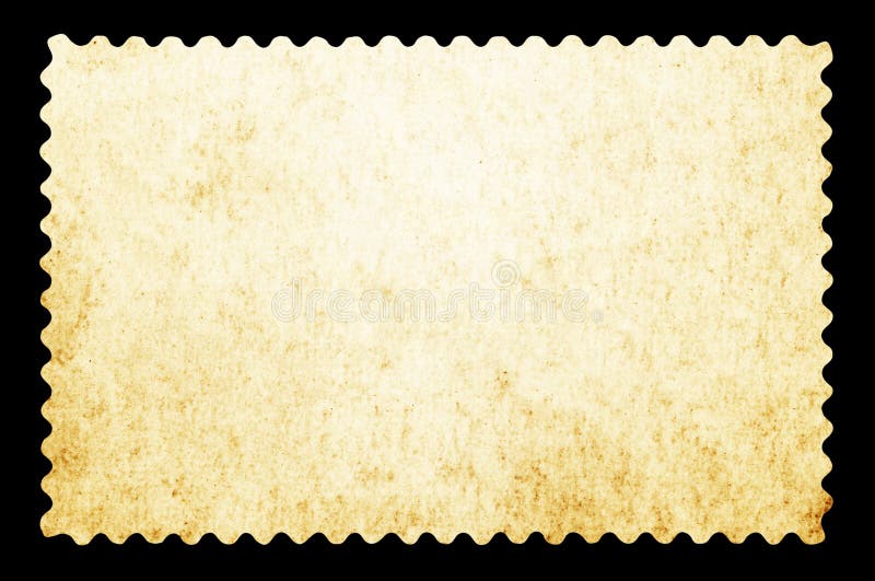 Blank postage stamp - Isolated royalty free stock images Blank postage stamp - Isolated royalty free stock images