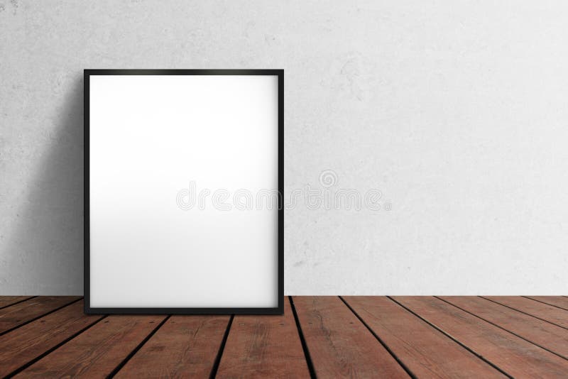 Blank poster stock illustration Blank poster stock illustration