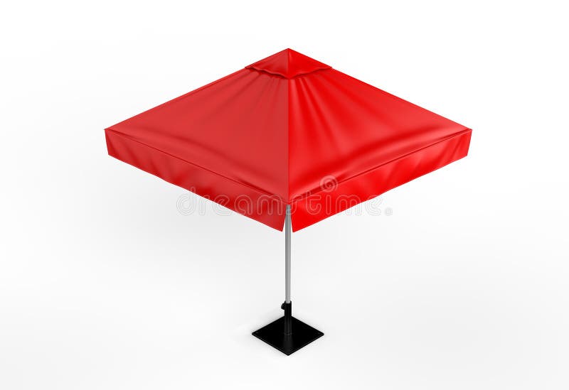 baai Zwart geestelijke gezondheid Promotional Aluminum Sun Pop Up Parasol Umbrella for Advertising. 3d  Rending Illustration. Stock Illustration - Illustration of mobile, party:  112449638