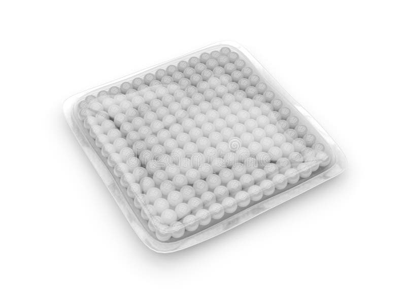 Blank promotional hot cold pack for mock up and branding, 3d render illustration. stock illustration Blank promotional hot cold pack for mock up and branding, 3d render illustration. stock illustration