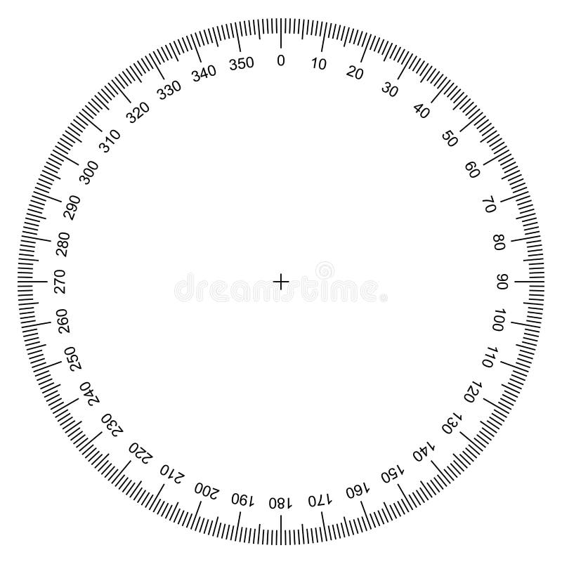 blank protractor actual size graduation isolated on background vector stock vector illustration of engineer blank 84265521