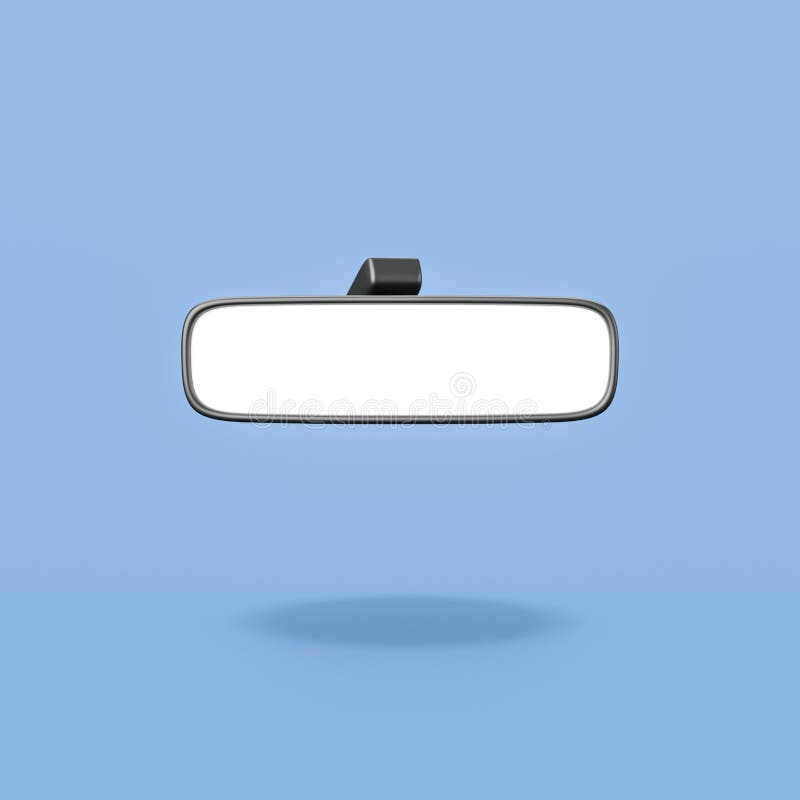 rearview-mirror-mockup-3-d-realistic-vector-eps-10-stock-vector