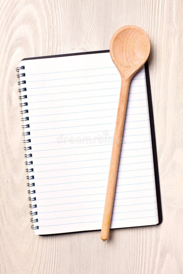 Blank recipe book stock photo. Image of cooking, copy 24114884