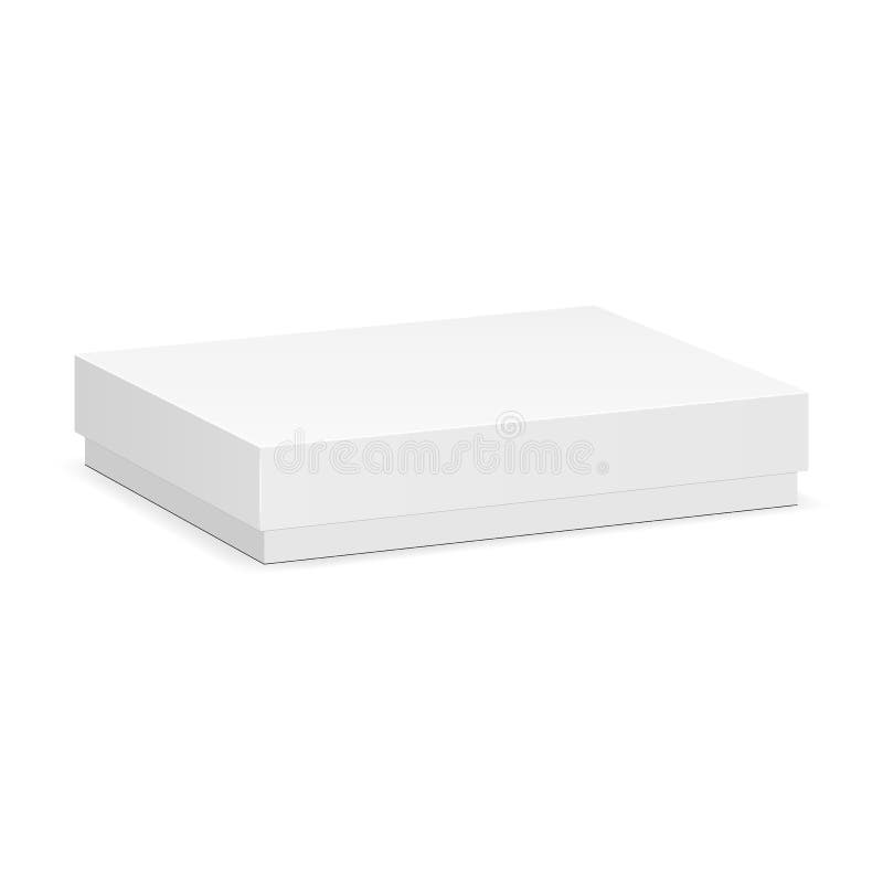 Download Blank Rectangular Box Mockup With Closed Lid Isolated ...