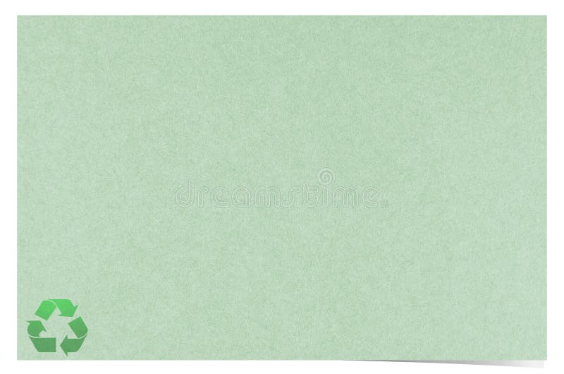 Blank recycled paper