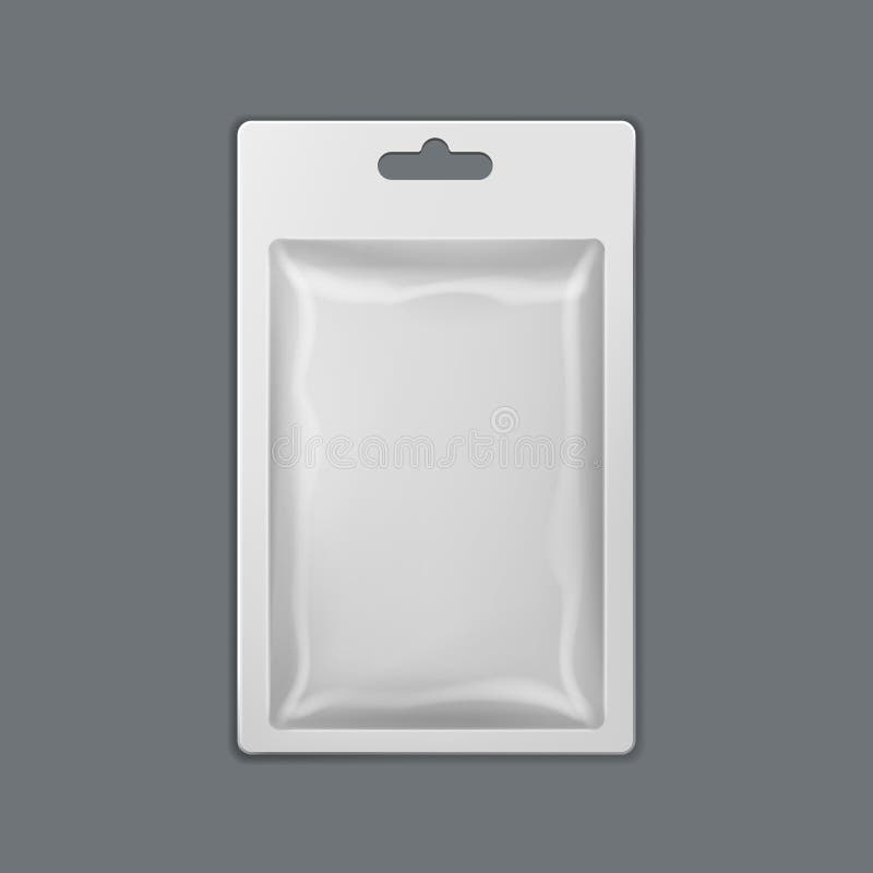 Download Blank Retort Foil Pouch Packaging Stock Vector Illustration Of Salt Mockup 79865130 PSD Mockup Templates