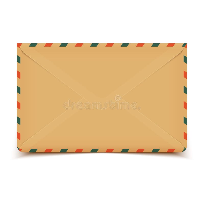 Collection of old vintage envelopes Royalty Free Vector