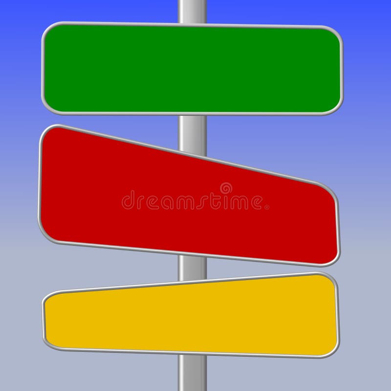 blank road sign clip art