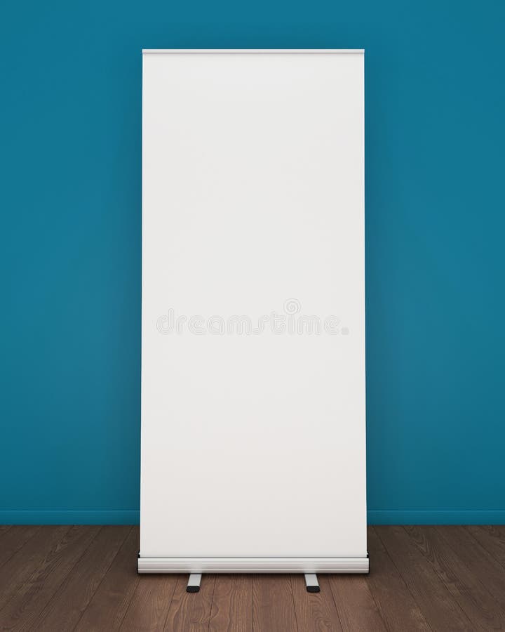 Blank Rollup Banner Template Stock Illustration Illustration of presentation, placard 85787090