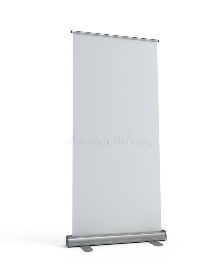 Blank Roll Up Banner Display Stock Image Image of info, communication 20094223