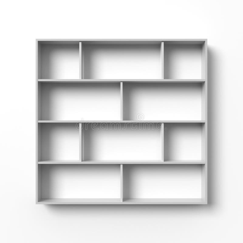 White Hanging Bookshelf House Elements Design